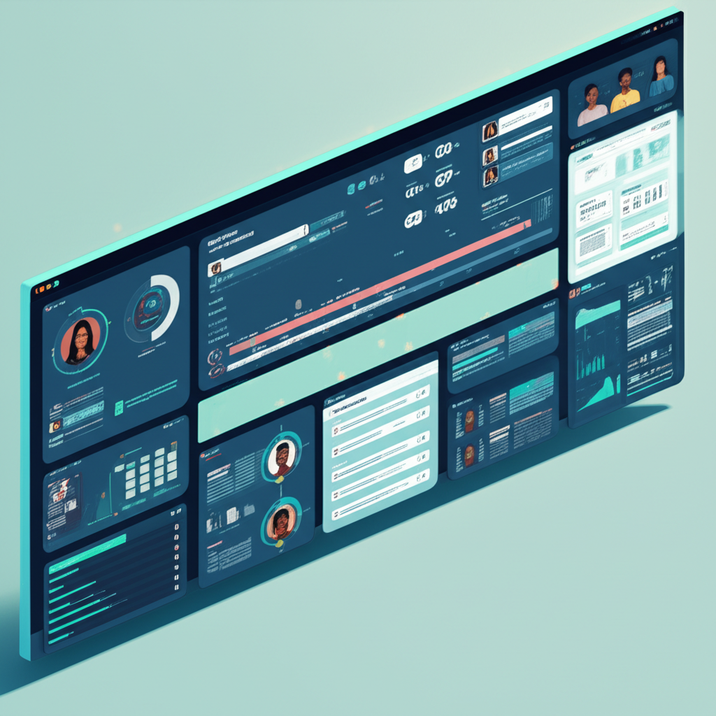 E-handel prosjektstyring illustrasjon