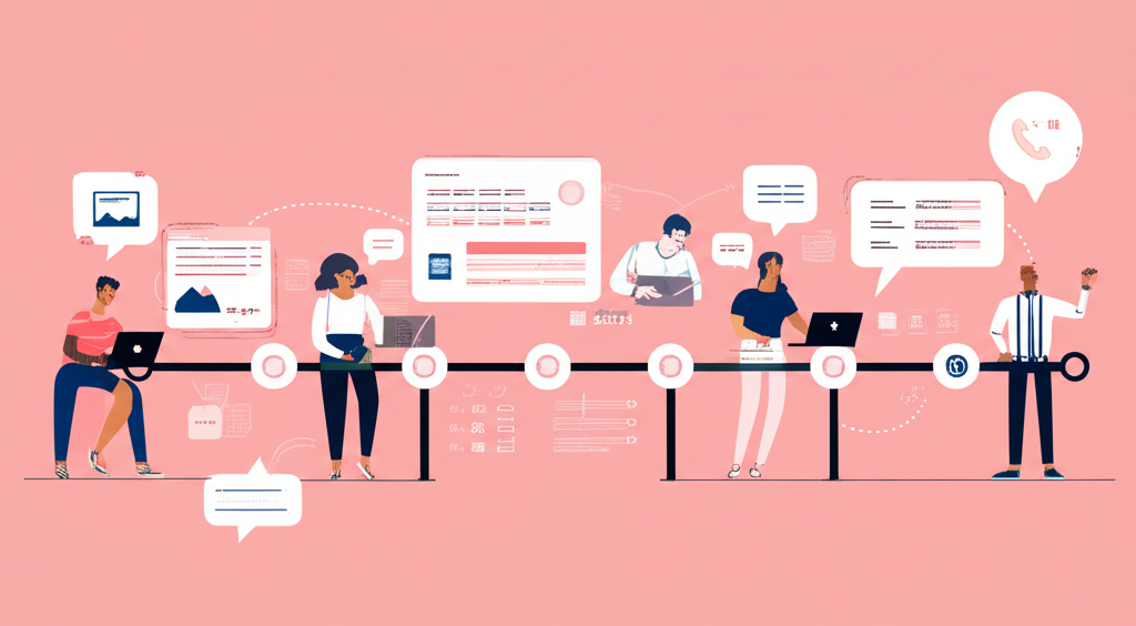 Prosjektledelse illustrasjon