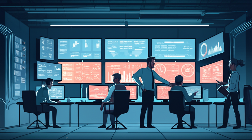 Support & vedlikehold illustrasjon